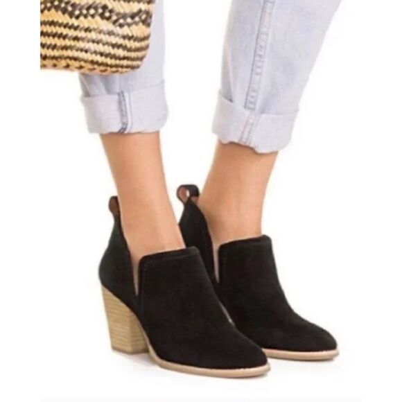 Jeffrey Campbell Rosalee Suede Bootie Size 9/ Excellent - Picture 1 of 10